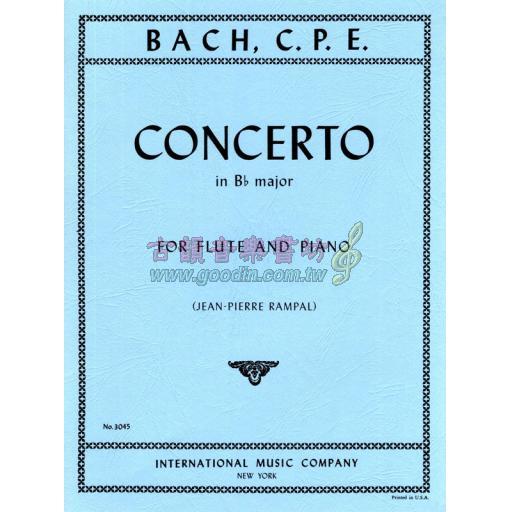 C.P.E. Bach Concerto in B flat Major for Flute and Piano