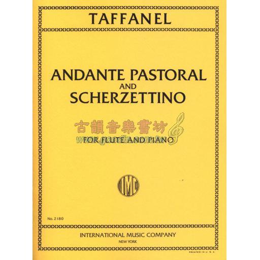 Taffanel Andante Pastoral and Scherzettino for Flute and Piano