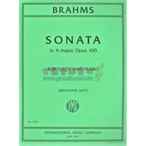 Brahms Sonata in A major, Op. 100 for Flute and Piano