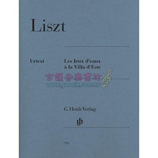 Liszt Les Jeux d'eaux à la Villa d'Este for Piano Solo