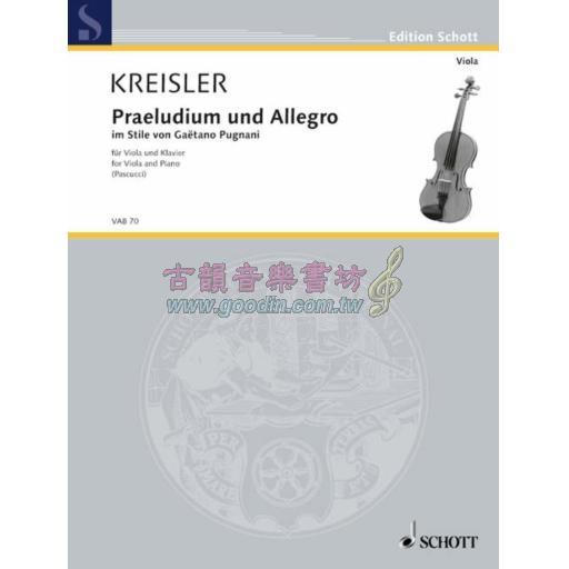 Kreisler Praeludium and Allegro 