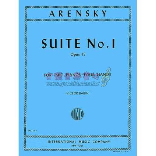 *Arensky Suite No. 1 Op. 15 for 2 Pianos, 4 Hands