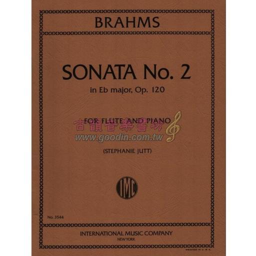 Brahms Sonata No. 2 in Eb Major Op. 120 for Flute and Piano