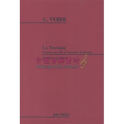 Verdi La Traviata Fantasia Op. 248 for Flute and Piano