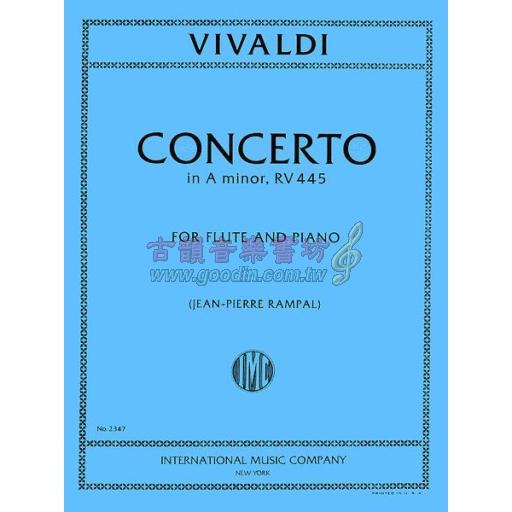 Vivaldi Concerto in A Minor RV 445 for Flute and Piano