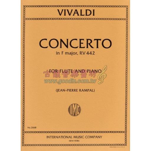 Vivaldi Concerto in F Major RV 442 for Flute and Piano