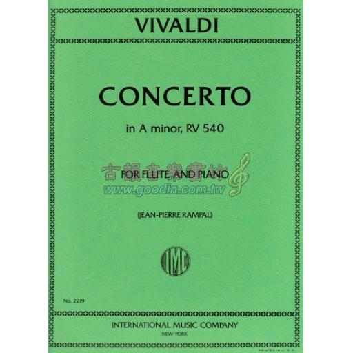 Vivaldi Concerto in A Minor RV 440 for Flute and Piano