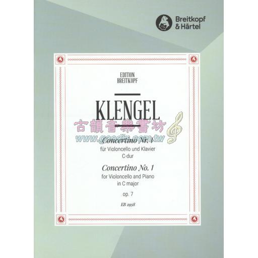 Klengel Concertino No. 1 in C Major Op. 7 for Cello and Piano