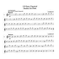 125 Easy Classical Studies for Flute