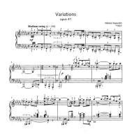 Kapustin Variations Op. 41 for Piano