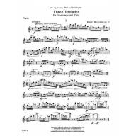 Muczynski Three Preludes Op. 18 for Flute Solo