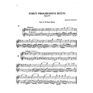 Köehler Forty Progressive Duets Op. 55 for Two Flute