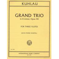 Kuhlau Grand Trio in B Minor Op. 90 for Three Flut...