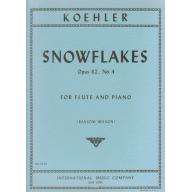 Koehler Snowflakes Op. 82, No. 4 for Flute and Pia...
