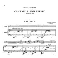 Enesco Cantabile and Presto for Flute and Piano