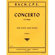 C.P.E. Bach Concerto in A Major for Flute and Pian...