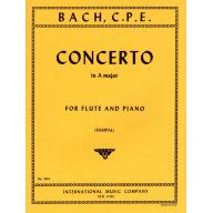 C.P.E. Bach Concerto in A Major for Flute and Piano