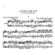 C.P.E. Bach Concerto in A Major for Flute and Piano