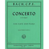 C.P.E. Bach Concerto in G Major for Flute and Piano
