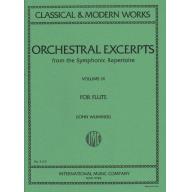 Orchestral Excerpts, Volume IX for Flute