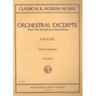 Orchestral Excerpts, Volume II for Flute