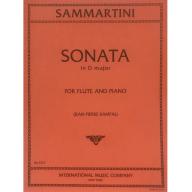 Sammartini Sonata In D Major for Flute and Piano