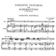 Taffanel Andante Pastoral and Scherzettino for Flute and Piano
