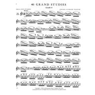 Peichler 40 Grand Studies Volume III for Flute