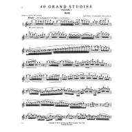 Peichler 40 Grand Studies Volume I for Flute