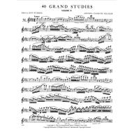 Peichler 40 Grand Studies Volume IV for Flute