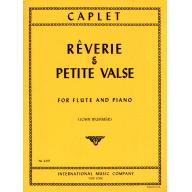 Caplet Rêverie & Petite Valse for Flute and Piano