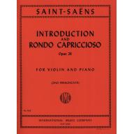*Saint-Saëns Introduction and Rondo Capriccioso Op. 28 for Violin and Piano
