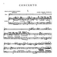 Telemann Concerto in D Major for Flute and Piano