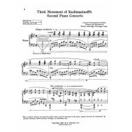 Rachmaninoff Concerto No. 2 – 3rd Movement for Piano Solo