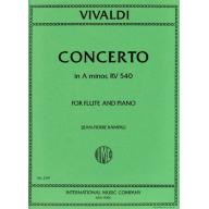 Vivaldi Concerto in A Minor RV 440 for Flute and P...