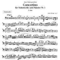 Klengel Concertino No. 1 in C Major Op. 7 for Cello and Piano