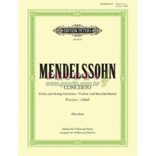 Mendelssohn, Violin Concerto In D Minor