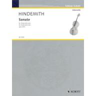 Hindemith, Sonata cello Op.25, No.3