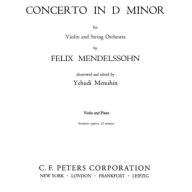 Mendelssohn, Violin Concerto In D Minor