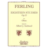 Ferling 18 Studies, Op. 12 for Oboe