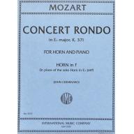 Mozart Concert Rondo for Horn in Eb major, KV 371