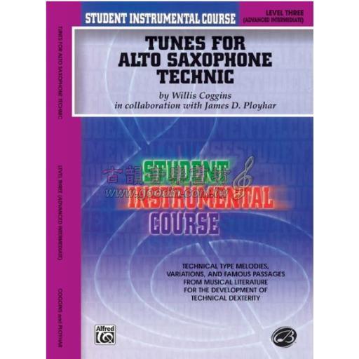 Student Instrumental Course: Tunes for Alto Saxophone Technic, Level III