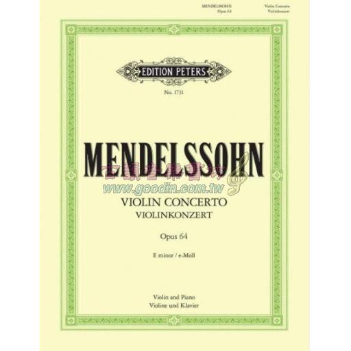 Mendelssohn Violin Concerto in E minor Op. 64 <售缺>