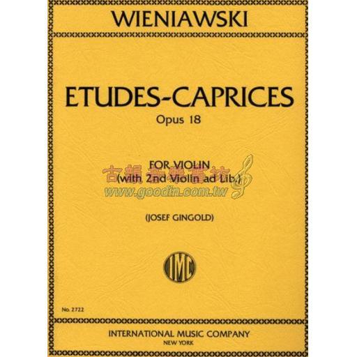 *Wieniawski, Six Etudes-Caprices, Op. 18