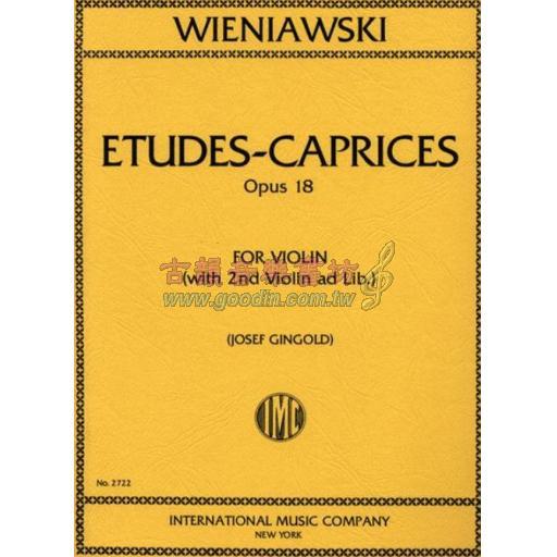*Wieniawski, Six Etudes-Caprices, Op. 18
