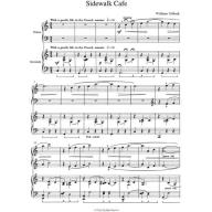 Gillock, Sidewalk Cafe / 1 Piano, 4 Hands