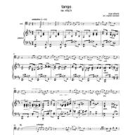 Isaac Albeniz Tango op.165/2 for cello and piano