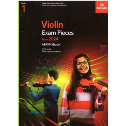 ABRSM 英國皇家 小提琴考試指定曲 Violin Exam Pieces 2024, Grade 1