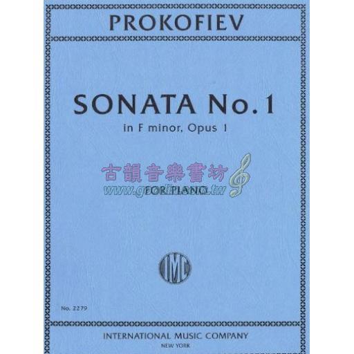*Prokofieff, Sonata No.1 in F minor Op.1