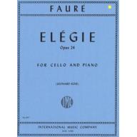 *Faure, Elegie Op.24 for Cello and Piano